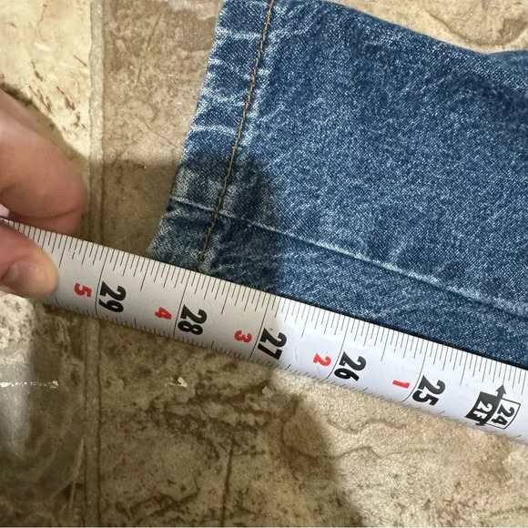 Women’s Vintage 90’s Blue Zone Brand High Waisted Baggy Denim Jeans  No Size Tag - Picture 16 of 16